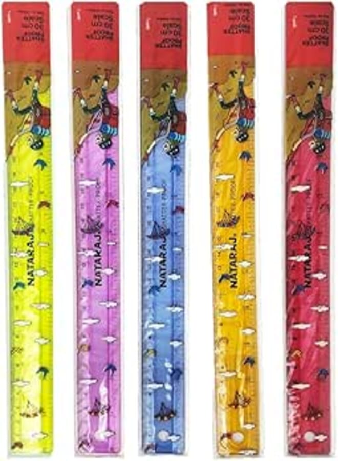 NATARAJ Ruler SHATTER PROOF 30CM